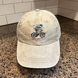 Moab Utah KC Caps Dad Hat Baseball Cap Tan Cotton Canvas